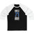 Cirelli 71 Tampa Bay Hockey Blue Vertical Design Unisex Tri-Blend 3/4 Sleeve Raglan Baseball Shirt