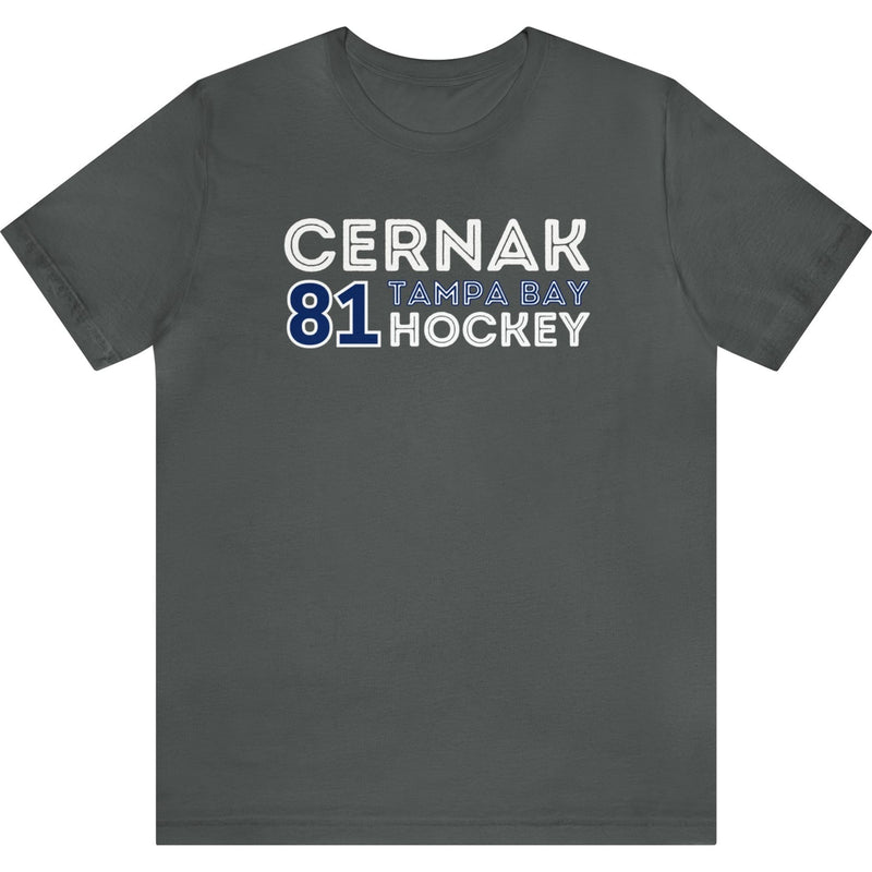 Cernak 81 Tampa Bay Hockey Grafitti Wall Design Unisex T-Shirt