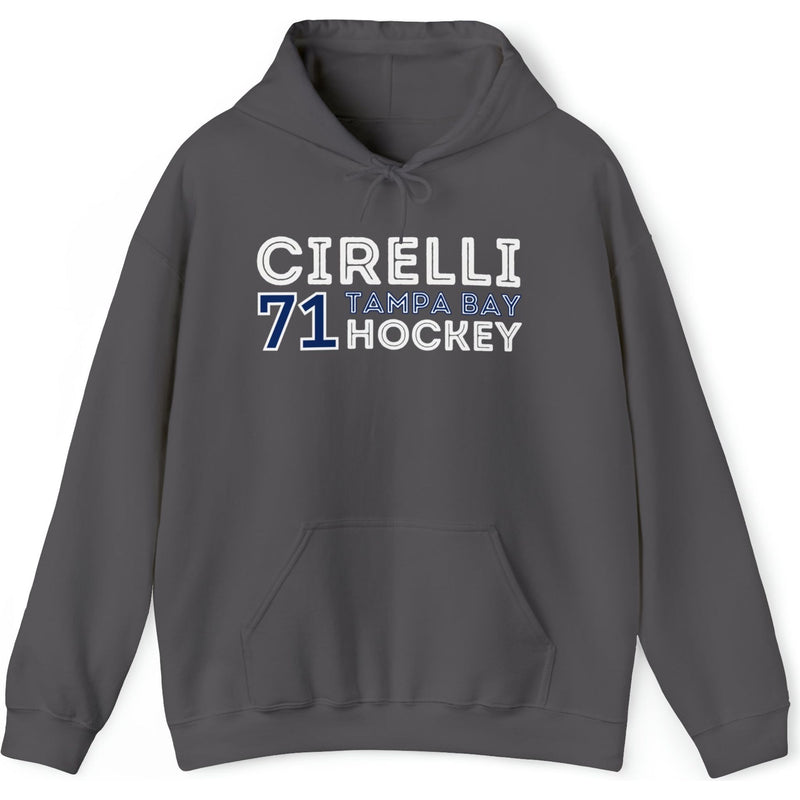 Cirelli 71 Tampa Bay Hockey Grafitti Wall Design Unisex Hooded Sweatshirt