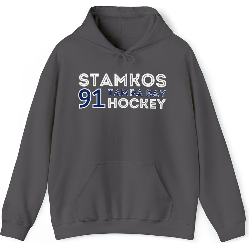 Stamkos 91 Tampa Bay Hockey Grafitti Wall Design Unisex Hooded Sweatshirt