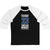 Eyssimont 23 Tampa Bay Hockey Blue Vertical Design Unisex Tri-Blend 3/4 Sleeve Raglan Baseball Shirt