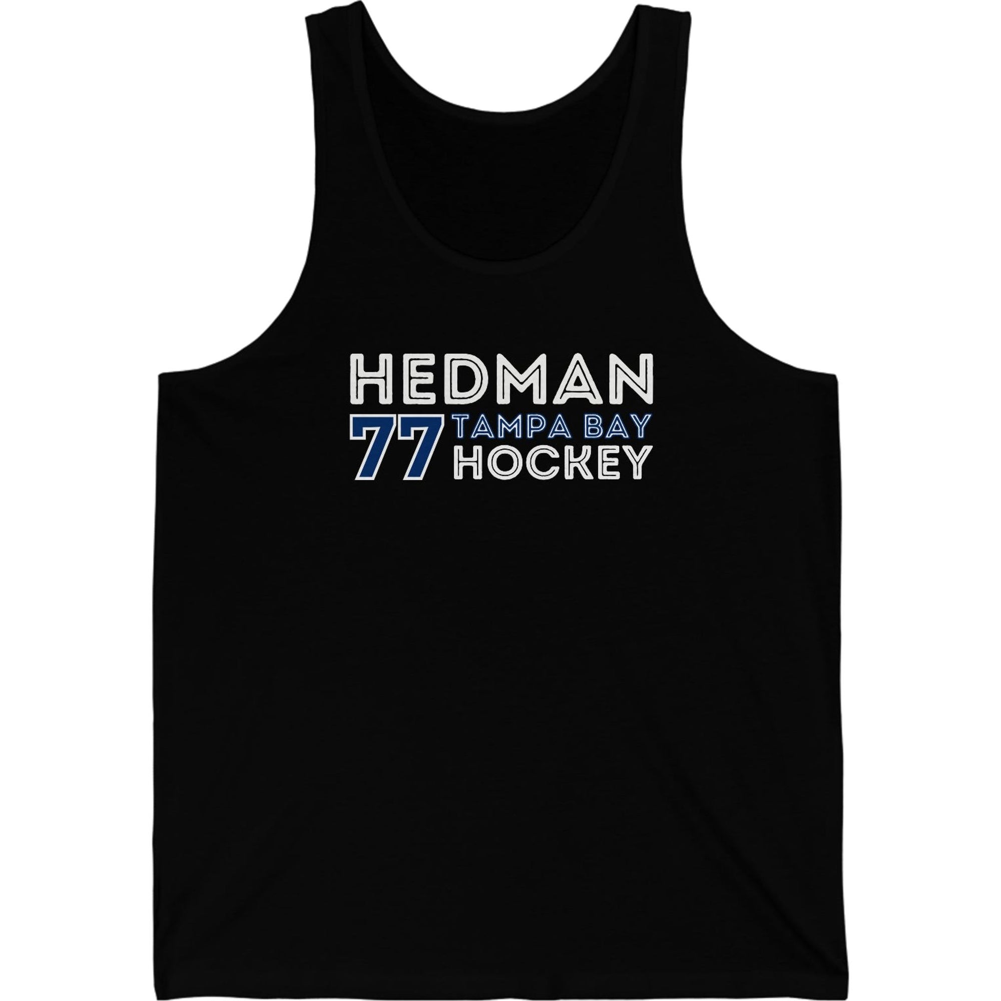 Hedman 77 Tampa Bay Hockey Grafitti Wall Design Unisex Jersey Tank Top