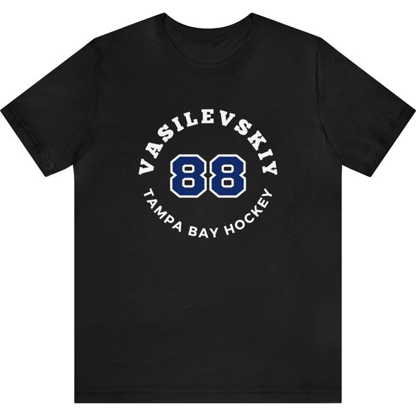 Vasilevskiy 88 Tampa Bay Hockey Number Arch Design Unisex T-Shirt