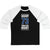 Sheary 73 Tampa Bay Hockey Blue Vertical Design Unisex Tri-Blend 3/4 Sleeve Raglan Baseball Shirt