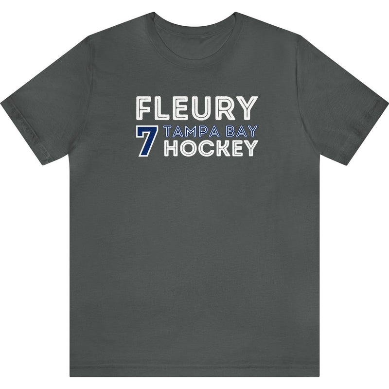 Fleury 7 Tampa Bay Hockey Grafitti Wall Design Unisex T-Shirt