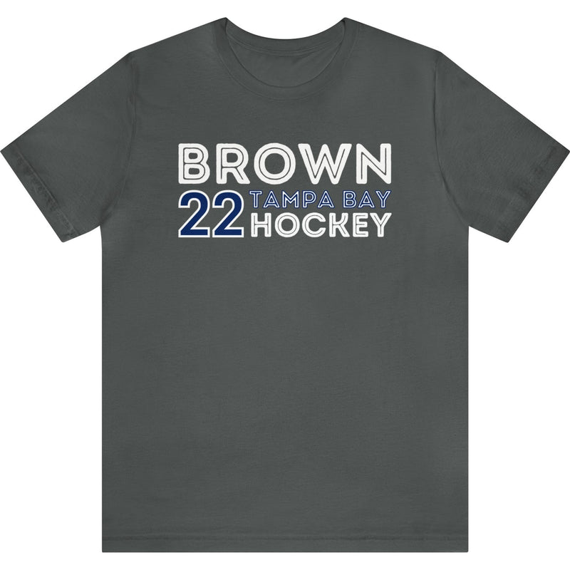 Brown 22 Tampa Bay Hockey Grafitti Wall Design Unisex T-Shirt