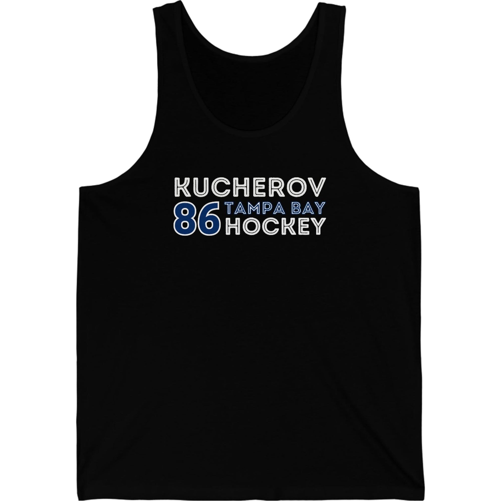 Kucherov 86 Tampa Bay Hockey Grafitti Wall Design Unisex Jersey Tank Top