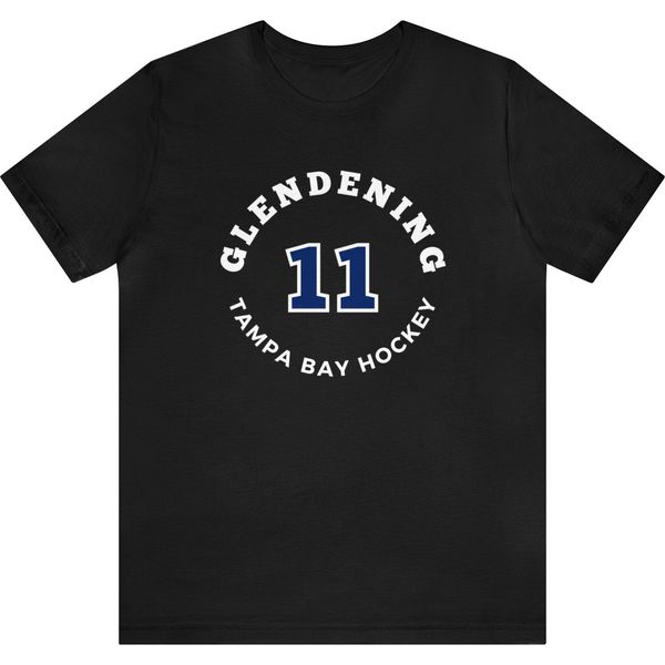 Glendening 11 Tampa Bay Hockey Number Arch Design Unisex T-Shirt