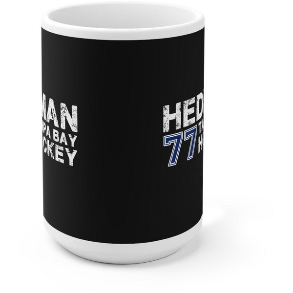 Hedman 77 Tampa Bay Hockey Ceramic Coffee Mug In Black, 15oz