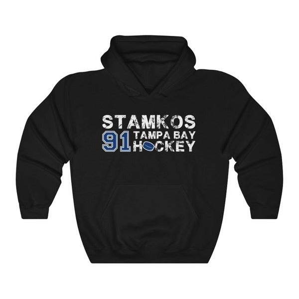 Stamkos 91 Tampa Bay Hockey Unisex Hooded Sweatshirt