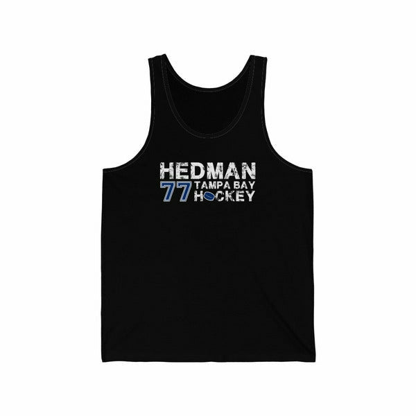 Hedman 77 Tampa Bay Hockey Unisex Jersey Tank Top