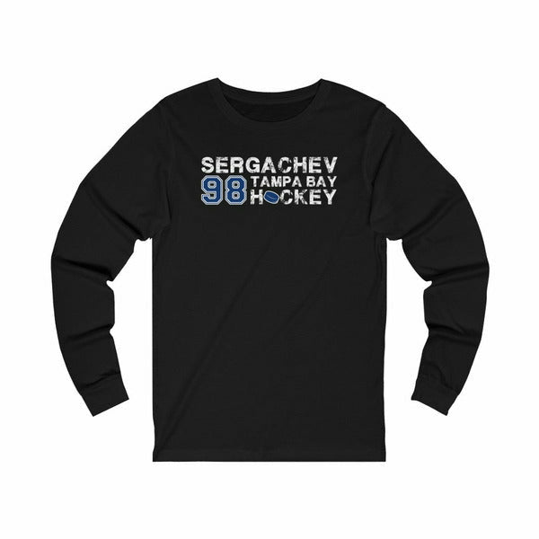 Sergachev 98 Tampa Bay Hockey Unisex Jersey Long Sleeve Shirt