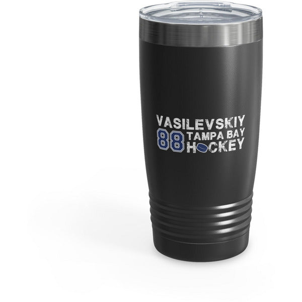 Vasilevskiy 88 Tampa Bay Hockey Ringneck Tumbler, 20 oz