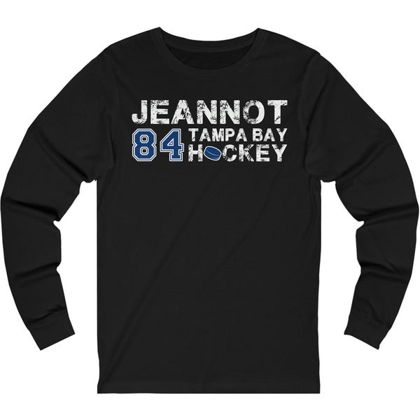 Jeannot 84 Tampa Bay Hockey Unisex Jersey Long Sleeve Shirt