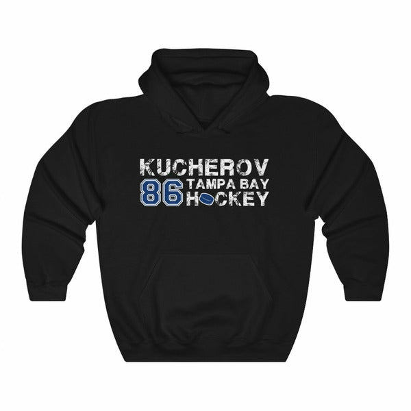 Kucherov 86 Tampa Bay Hockey Unisex Hooded Sweatshirt