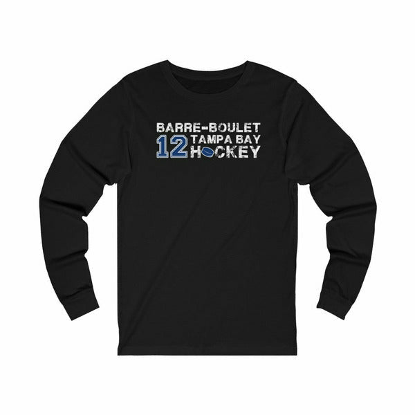 Barre-Boulet 12 Tampa Bay Hockey Unisex Jersey Long Sleeve Shirt
