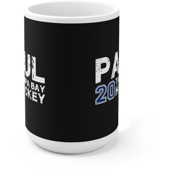 Paul 20 Tampa Bay Hockey Ceramic Coffee Mug In Black, 15oz