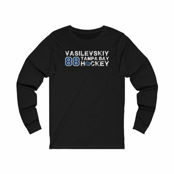 Vasilevskiy 88 Tampa Bay Hockey Unisex Jersey Long Sleeve Shirt