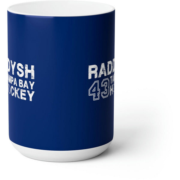 Raddysh 43 Tampa Bay Hockey Ceramic Coffee Mug In Blue, 15oz