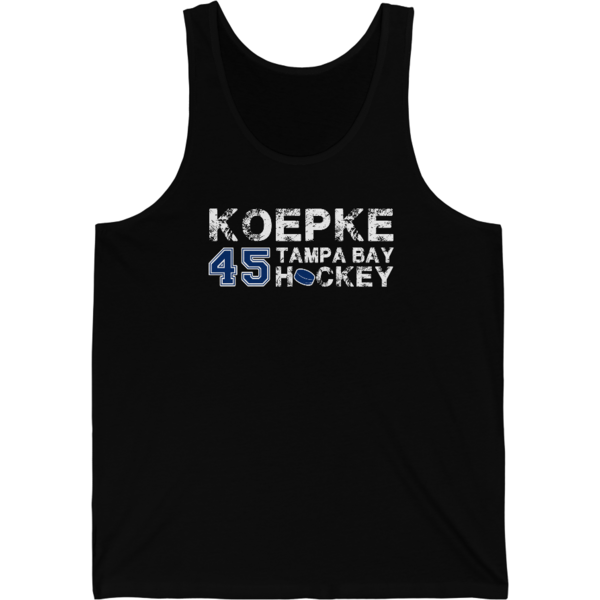 Koepke 45 Tampa Bay Hockey Unisex Jersey Tank Top