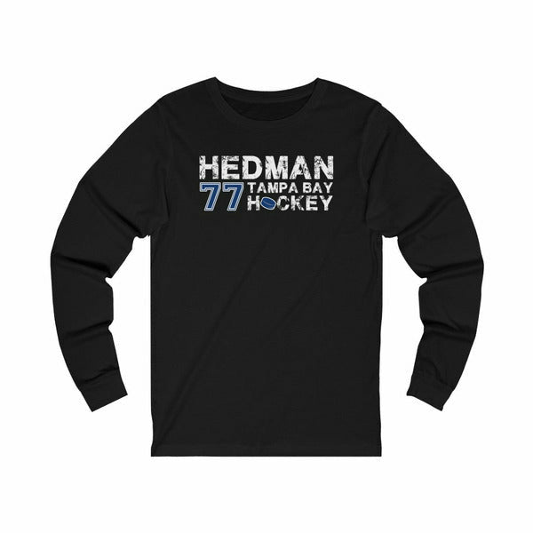 Hedman 77 Tampa Bay Hockey Unisex Jersey Long Sleeve Shirt