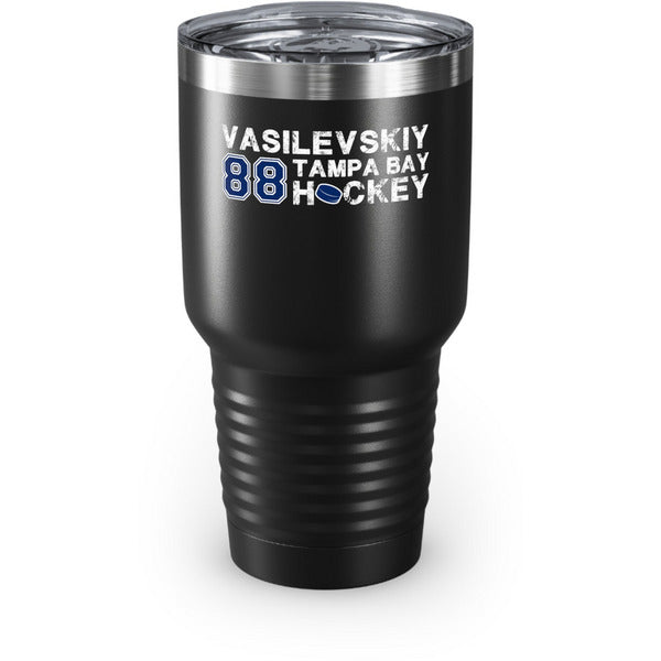Vasilevskiy 88 Tampa Bay Hockey Ringneck Tumbler, 30 oz