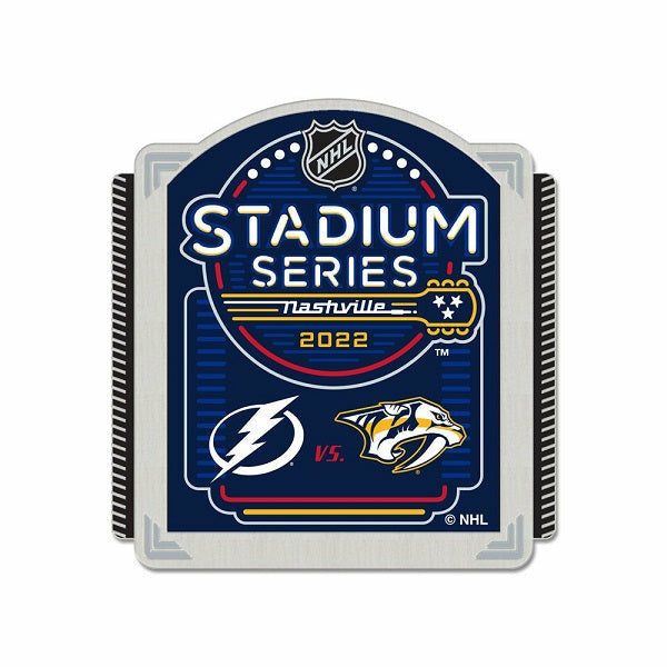 Tampa Bay Lightning Stadium Series 2022 VS Nashville Predators Collector Pin