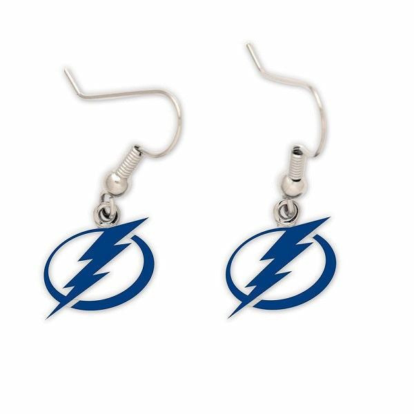 Tampa Bay Lightning Logo Dangle Earrings