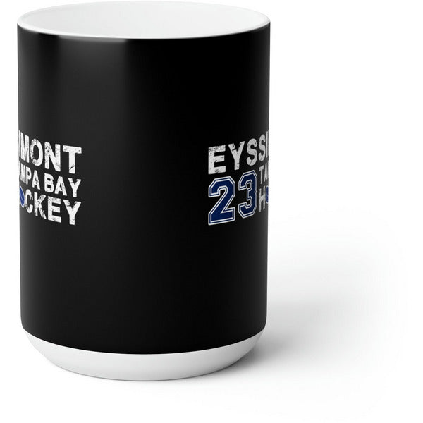 Eyssimont 23 Tampa Bay Hockey Ceramic Coffee Mug In Black, 15oz