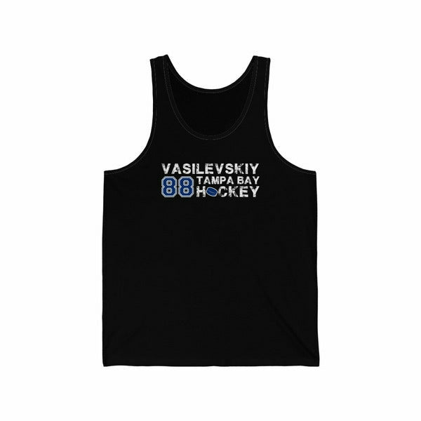Vasilevskiy 88 Tampa Bay Hockey Unisex Jersey Tank Top