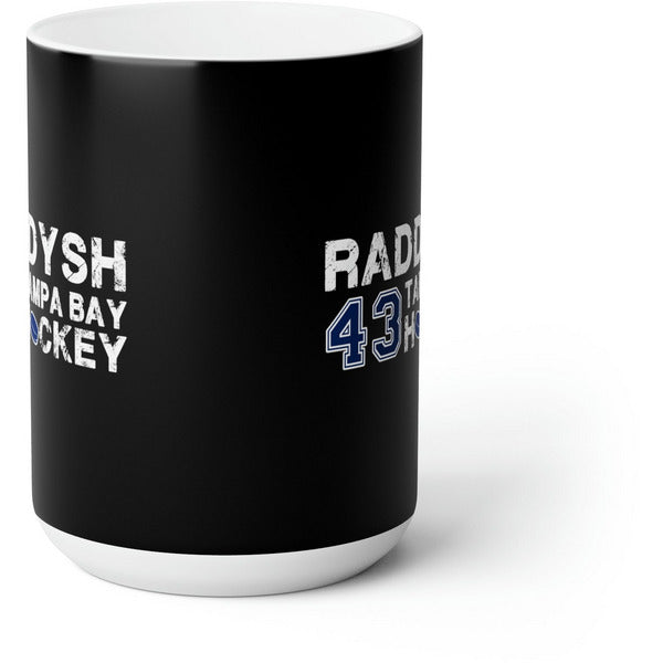 Raddysh 43 Tampa Bay Hockey Ceramic Coffee Mug In Black, 15oz