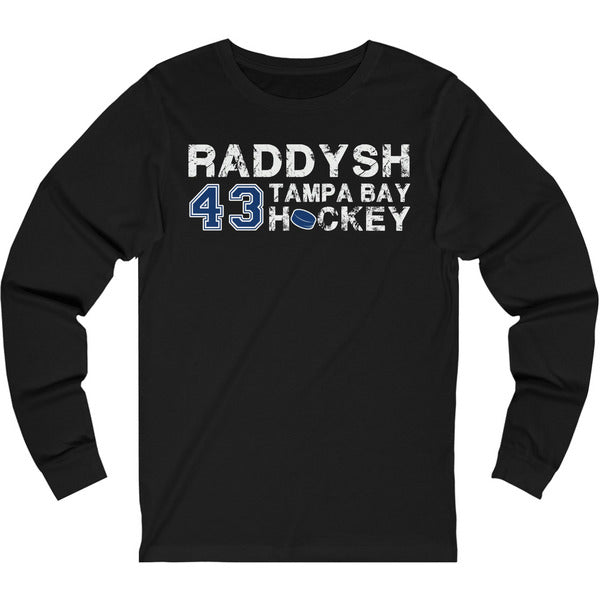 Raddysh 43 Tampa Bay Hockey Unisex Jersey Long Sleeve Shirt