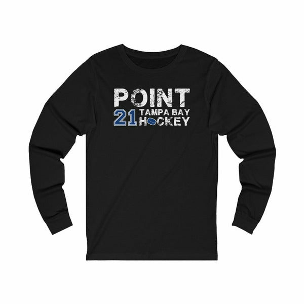 Point 21 Tampa Bay Hockey Unisex Jersey Long Sleeve Shirt
