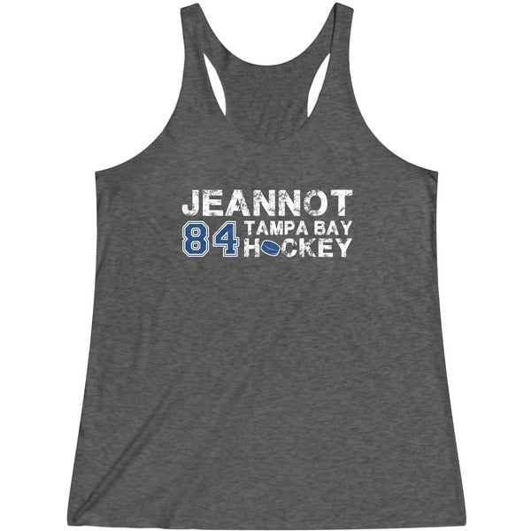 Jeannot 84 Tampa Bay Hockey Women's Tri-Blend Racerback Tank Top