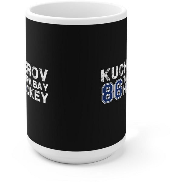 Kucherov 86 Tampa Bay Hockey Ceramic Coffee Mug In Black, 15oz