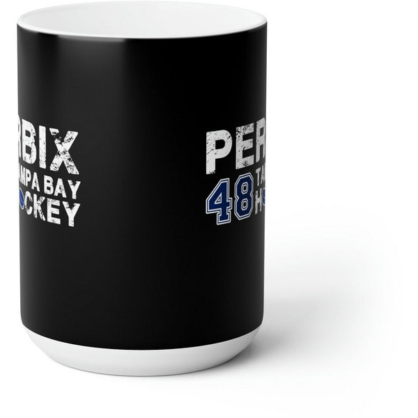 Perbix 48 Tampa Bay Hockey Ceramic Coffee Mug In Black, 15oz