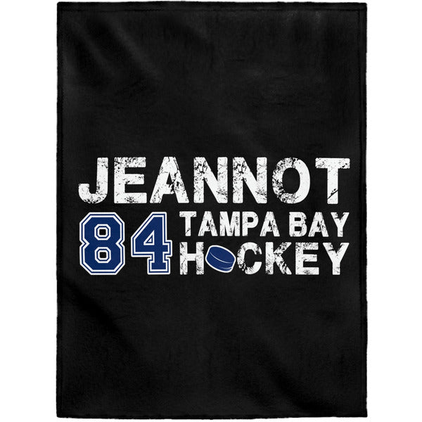 Jeannot 84 Tampa Bay Hockey Velveteen Plush Blanket