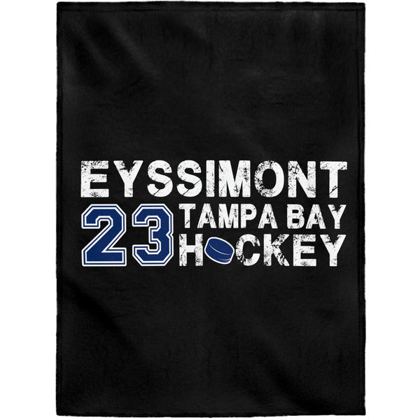 Eyssimont 23 Tampa Bay Hockey Velveteen Plush Blanket