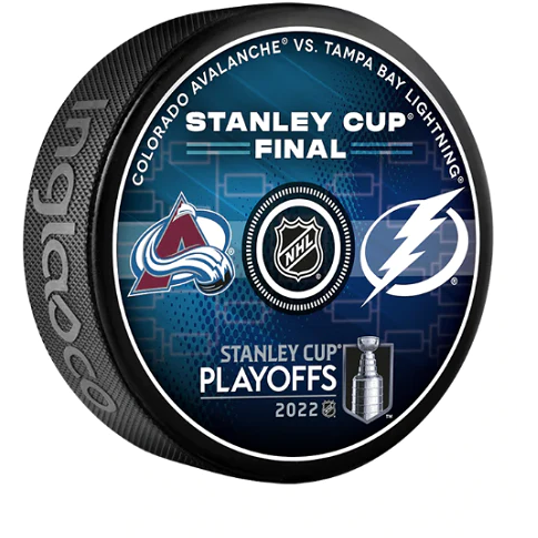Tampa Bay Lightning VS Colorado Avalanche 2022 Round 4 Playoffs Match-Up Collector Puck