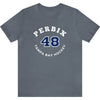 Perbix 48 Tampa Bay Hockey Number Arch Design Unisex T-Shirt