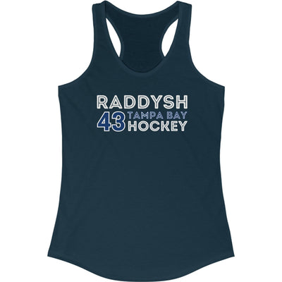 Raddysh 43 Tampa Bay Hockey Grafitti Wall Design Women's Ideal Racerback Tank Top