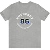 Kucherov 86 Tampa Bay Hockey Number Arch Design Unisex T-Shirt