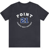 Point 21 Tampa Bay Hockey Number Arch Design Unisex T-Shirt