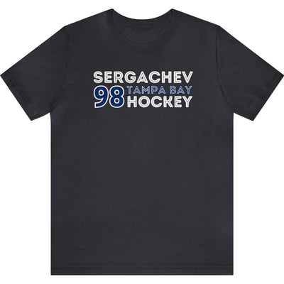 Sergachev 98 Tampa Bay Hockey Grafitti Wall Design Unisex T-Shirt