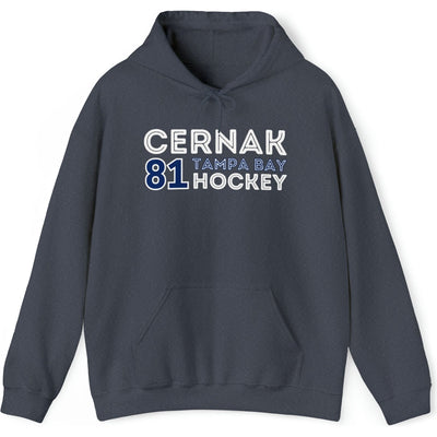 Cernak 81 Tampa Bay Hockey Grafitti Wall Design Unisex Hooded Sweatshirt