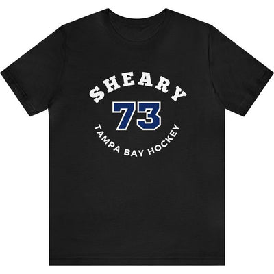 Sheary 73 Tampa Bay Hockey Number Arch Design Unisex T-Shirt