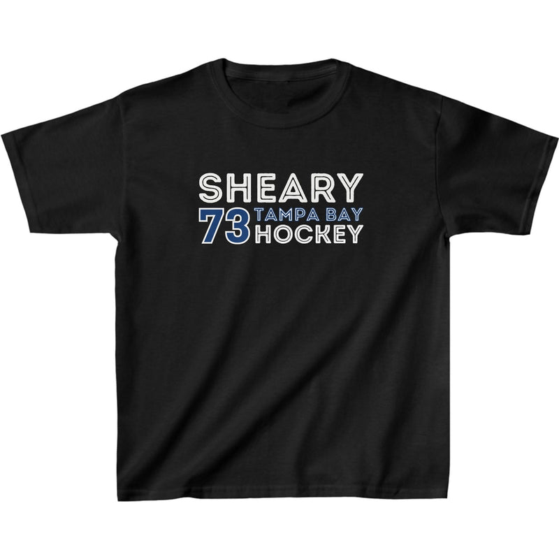 Sheary 73 Tampa Bay Hockey Grafitti Wall Design Kids Tee