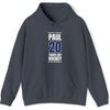 Paul 20 Tampa Bay Hockey Blue Vertical Design Unisex Hooded Sweatshirt