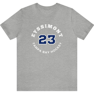 Eyssimont 23 Tampa Bay Hockey Number Arch Design Unisex T-Shirt