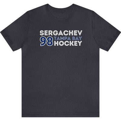 Sergachev 98 Tampa Bay Hockey Grafitti Wall Design Unisex T-Shirt